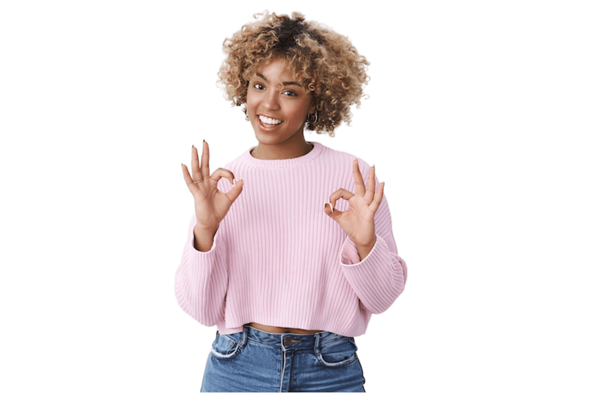 Image of lady smiling